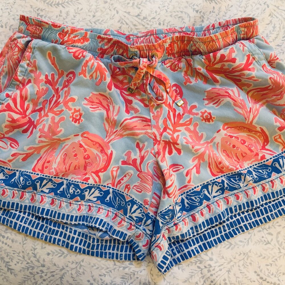Lilly Pulitzer Katia Shorts - Shell We Dance Print